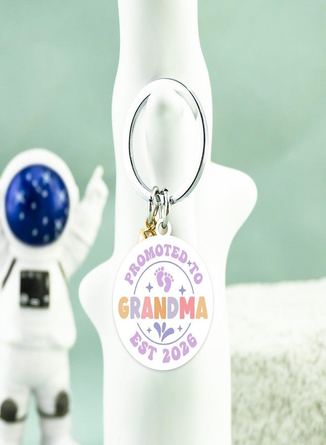 AOBIURV New Grandma Gifts from Grandkids Grandson Granddaughter First Time Grandmother Birthday Gifts Promoted To Grandma Christmas Gift Keychain Mothers Day Present Ideas - Image 2